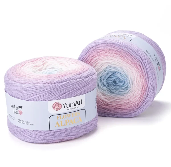 Fir de croșetat Flowers Alpaca 405:20% Alpaca, 80% Acril